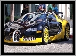 Bugatti Veyron, Żółto, Granatowy
